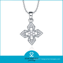 Fashion Micro Paved Sterling Silver Pendant Wholesale (SH-P0001)